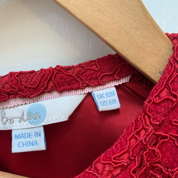 Boden Jennifer Lace Special Occasion Dress 6R - Picture 5 of 5